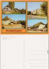 Wusterhusen Teilansicht, Hanns-Eisler-Oberschule, Bergstraße 1986