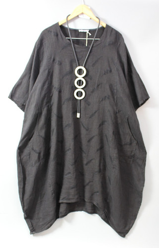 Moonshine leinen kleid - ,