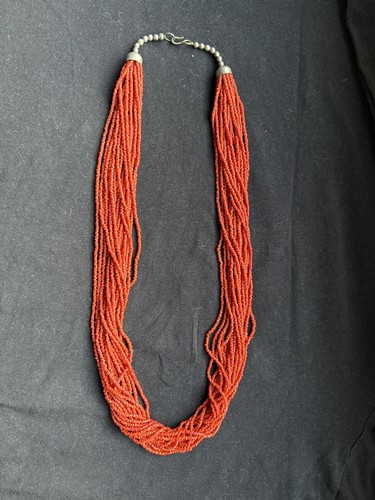 Korallenkette collier vintage - collier,