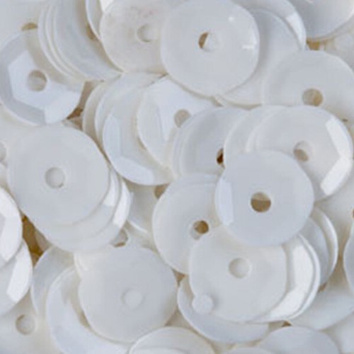 3000 pailletten 6mm - 6mm, weiss