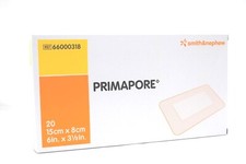 20x Wundverband Primapore steril 15 cm x 8 cm Vlies Pflaster RE66000318