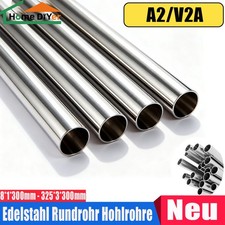 Länge 300mm Edelstahl Rohr