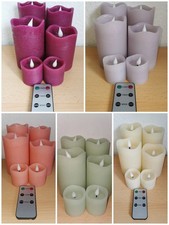 6 LED Echtwachs Stumpenkerzen von Flambiance/HSE