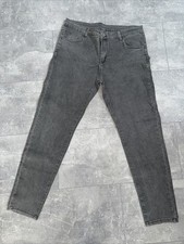 Straight Cut Jeans W36 L36 Dark Grey