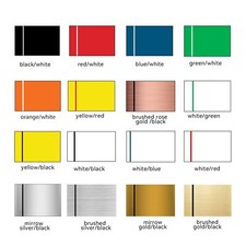 4 Stück Acryl Schilder 30 x 20 cm für Laser Graviermaschine, Personalisierte Sch