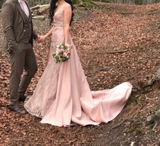 Abendkleid Ballkleid Polterabendkleid Sima Couture Gr. XS-S NP 1299 € Nude