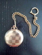 ZentRa Savonette Taschenuhr mit Kette - goldfarben