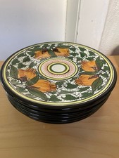 6 x Keramik Teller Grillteller