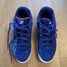 Babolat Tennisschuhe Propulse Indoor Teppichschuh Halle Gr 38 / 24 cm Blau