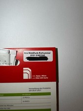 SIM Karte - 015151 80 10 40 - Seltene Einfache Goldene Telefonnummer