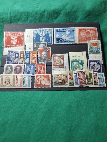 Ddr briefmarken anfangsjahre - ddr,