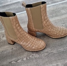 Pons Quintana  Booties Gr. 38 Beige Lackleder