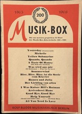 Noten - Musik-Box - Akkordeon