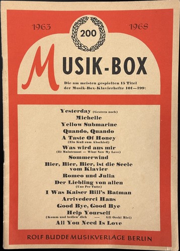 Noten musik box akkordeon - noten,