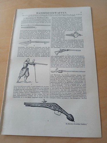 Altes dokument handfeuerwaffen - dokument,