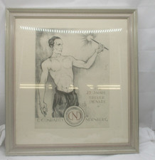 Original Farbradierung „25