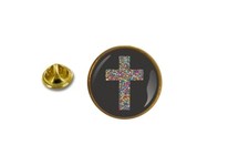 pin badge button pins Anstecknadel sammler kreuz jesus
