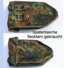 BW Klappspatentasche – Original in Flecktarn, robust für Klappspaten & Zubehör