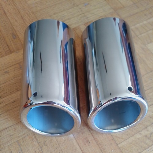 Neu 2x auspuff endrohre - **neu**,