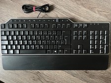 DELL Wired Keyboard Tastatur KB522 Schwarz USB Kabel Handballenauflage Neuwertig