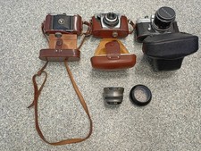 Konvolut alte Kameras & Koffer