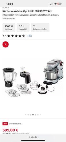 Bosch mum9dt5s41 universelle - bosch,