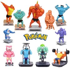 Pokémon Figuren Bodybuilder Set Spielzeug 15cm Pikachu Anime Spielfigur Sammler