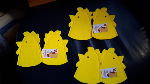 Eierwärmer filz 6er set - filz,