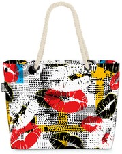 Lippen Pop Art Kunst Retro