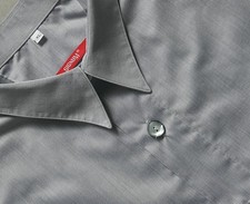 SIGNUM Herren Hemd Gr. XL (eher 2XL) Langarm Grau w. NEU