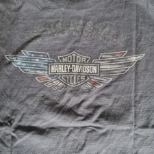 Harley Davidson T Shirt  XL Blaugrau  Inside Passage Ketchikan Alaska