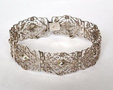 Armband Filigran 835er Silber