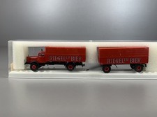 1:87 BREKINA Hängerzug MB "RIEGELER BIER" OVP /  3 JJ 263