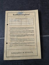 Ford Transit FK 1250 1963 Fahrzeugschein Sammlung 22