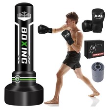 Boxsack Erwachsene 180cm Polyester PVC inklusive Boxhandschuhe und Pumpenset