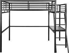 Hochbett mit Schreibtisch 140x195cm