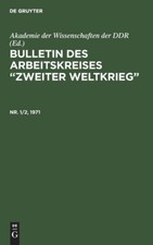 Bulletin des arbeitskreises - bulletin,