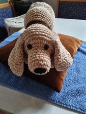 Kuschelhund Handarbeit 42 cm