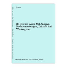 Briefe zum Werk. Mit Anhang