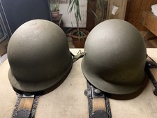 Bundeswehr 2 alte Stahlhelme - Heer und Fallschirmjäger Grösse etwa (55-57)