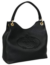 PRADA Leder Schultertasche /