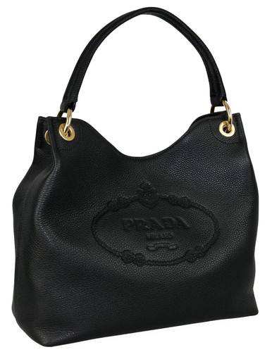 Prada leder schultertasche - schultertasche, /