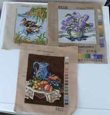 3 verschiedene fertige Gobelin