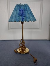 Lampe Metall Fuß Deko Gold
