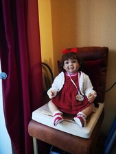 Künstlerpuppe vinyl gebraucht Annabell von Regina Swialkowsky