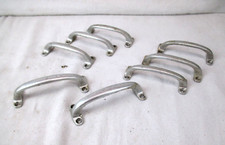 8 Antike Möbelgriffe 40er 50er Jahre Griffe Industriezeit Aluminium 4L/225