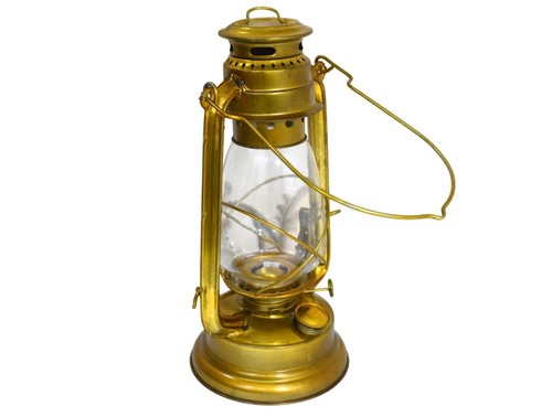 Antike messing laterne lampe - messing,