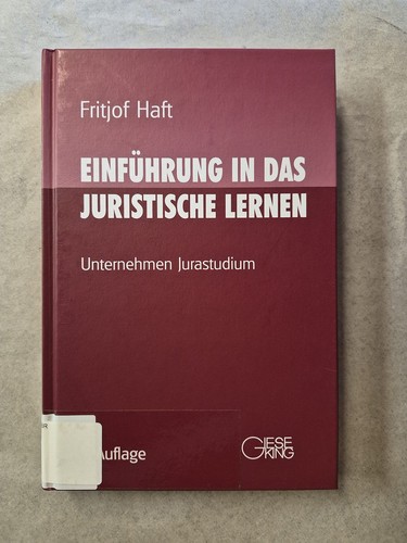 Einführung das juristische - das,