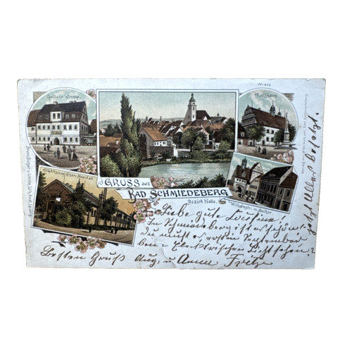 Ansichtskarte postkarte bad - ansichtskarte,