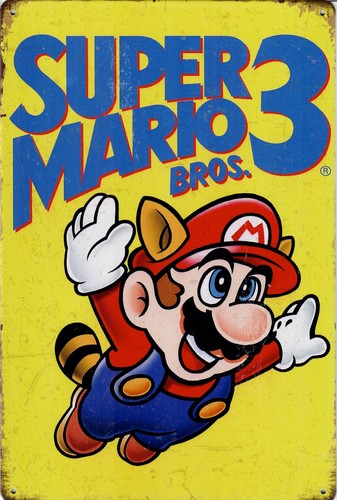 Blechschild super mario - blechschild,